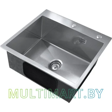 Кухонная мойка Ulgran Steel 50x45 (брашированная сталь) картинка 3
